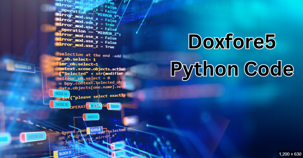Doxfore5 python code