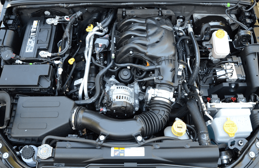 Jku engine cover burning