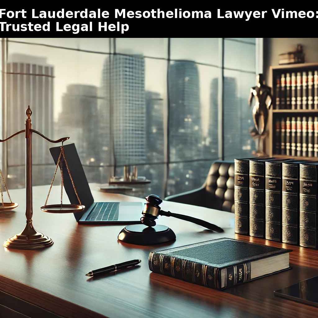Fort Lauderdale Mesothelioma Lawyer Vimeo: Trusted Legal Help